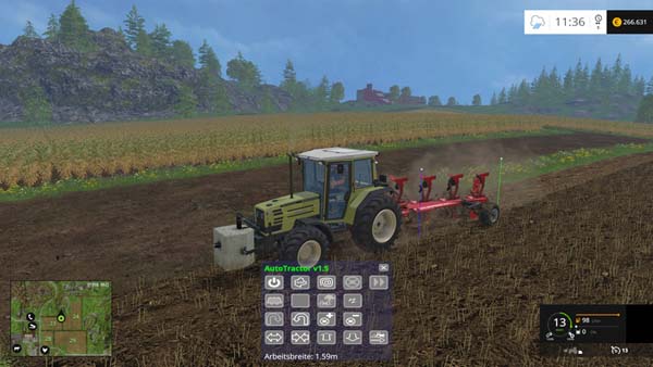 Auto Tractor v 1.5 – FS15 mod