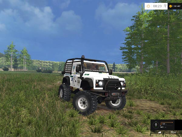 Land Rover Defender Dakar White v 1.0 – FS15 mod