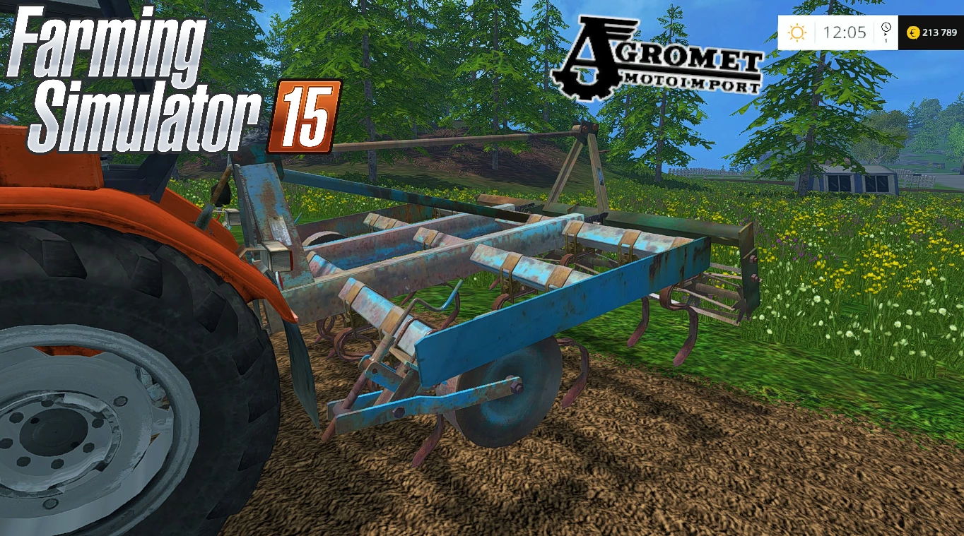 KULTYWATOR AGROMET U417 RDZA STARY V1.0
