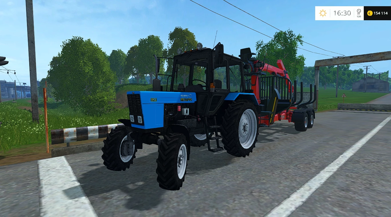MTZ 82.1 4WD NEW BLUE V1.55