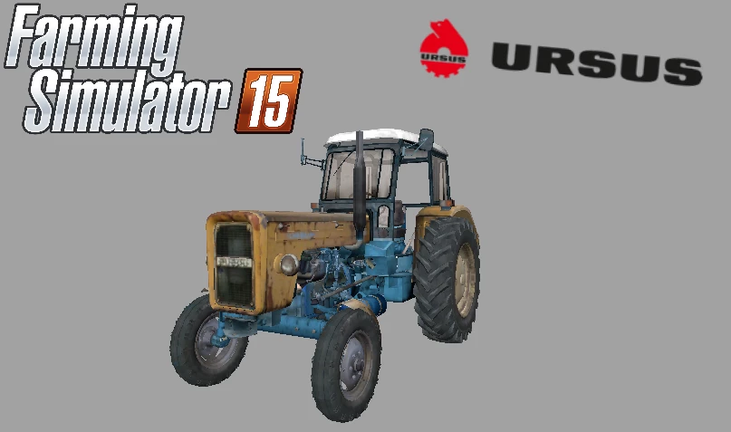 URSUS C 355 STARY ZŁOTY I NIEBIESKI KABINA PUSZKA V1.0
