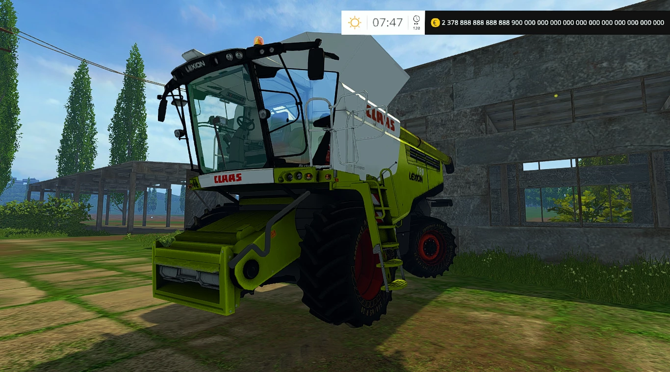 CLAAS LEXION 780 NOWE FLEGI I OPONY DOBRY NIEMIECKI V1.5