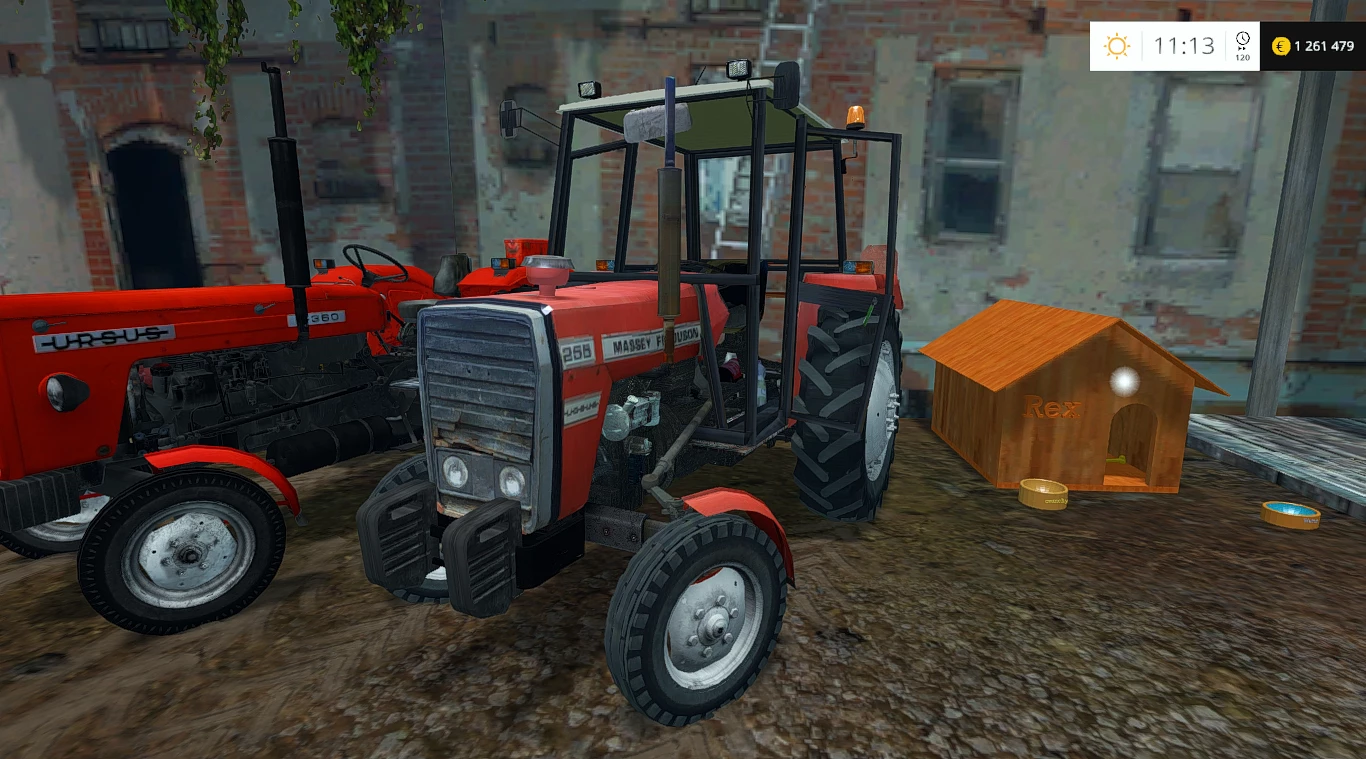 MASSEY FERGUSON 255 2WD PERKINS FL OLD CAB RED V3.1