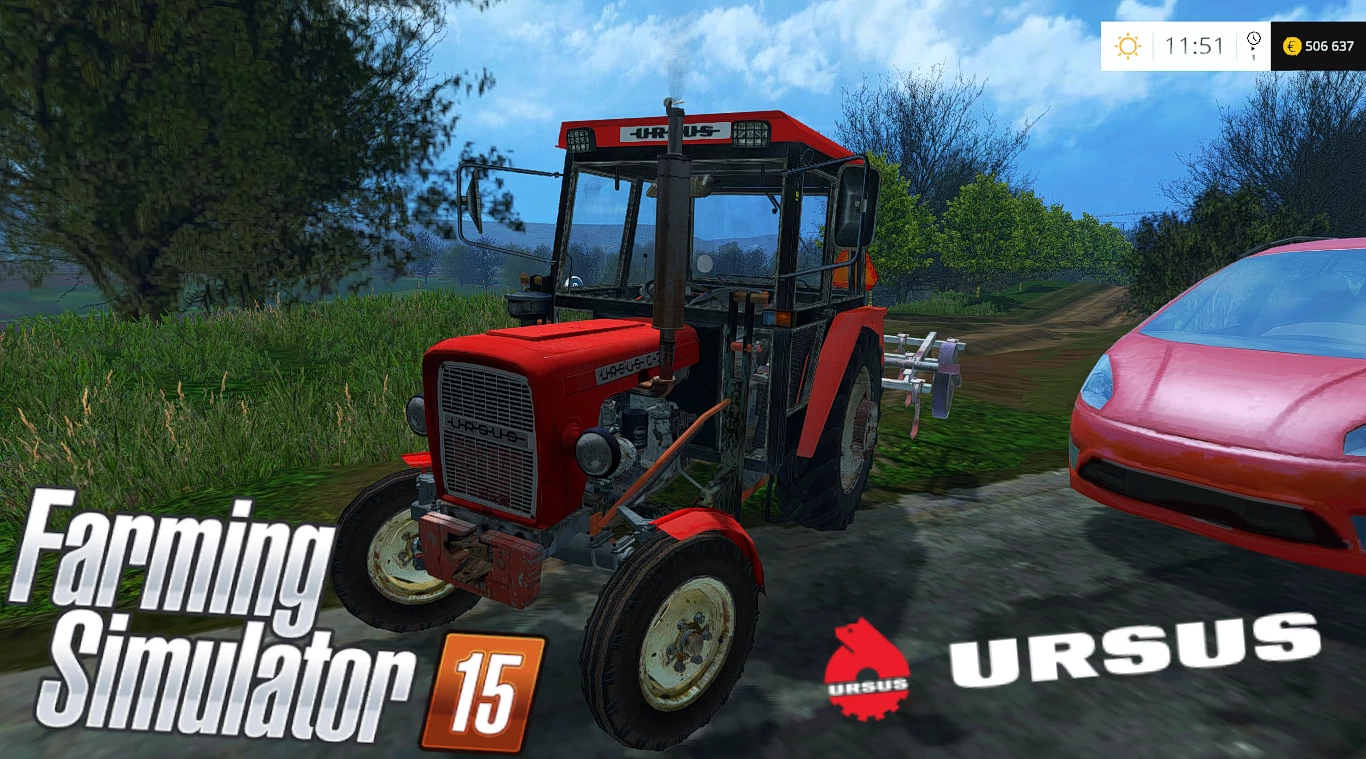 URSUS C 330 2WD EXTRA GOOD NAGLAK CABIN RED V1.0