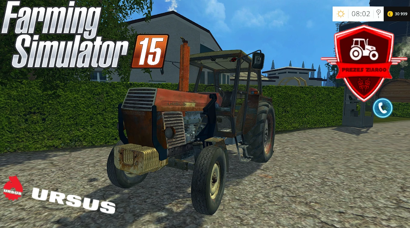 URSUS C 385 2WD RDŻA PGR PREZESZIAROO v1.0