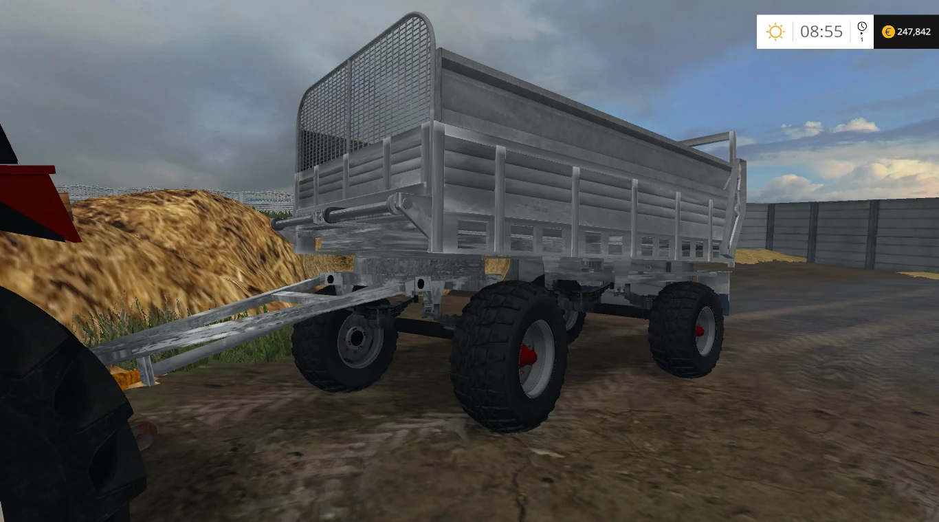 FORTSCHRITT T 087 OLD DDR EXTRA HIT MANURE SPREADER V1.6