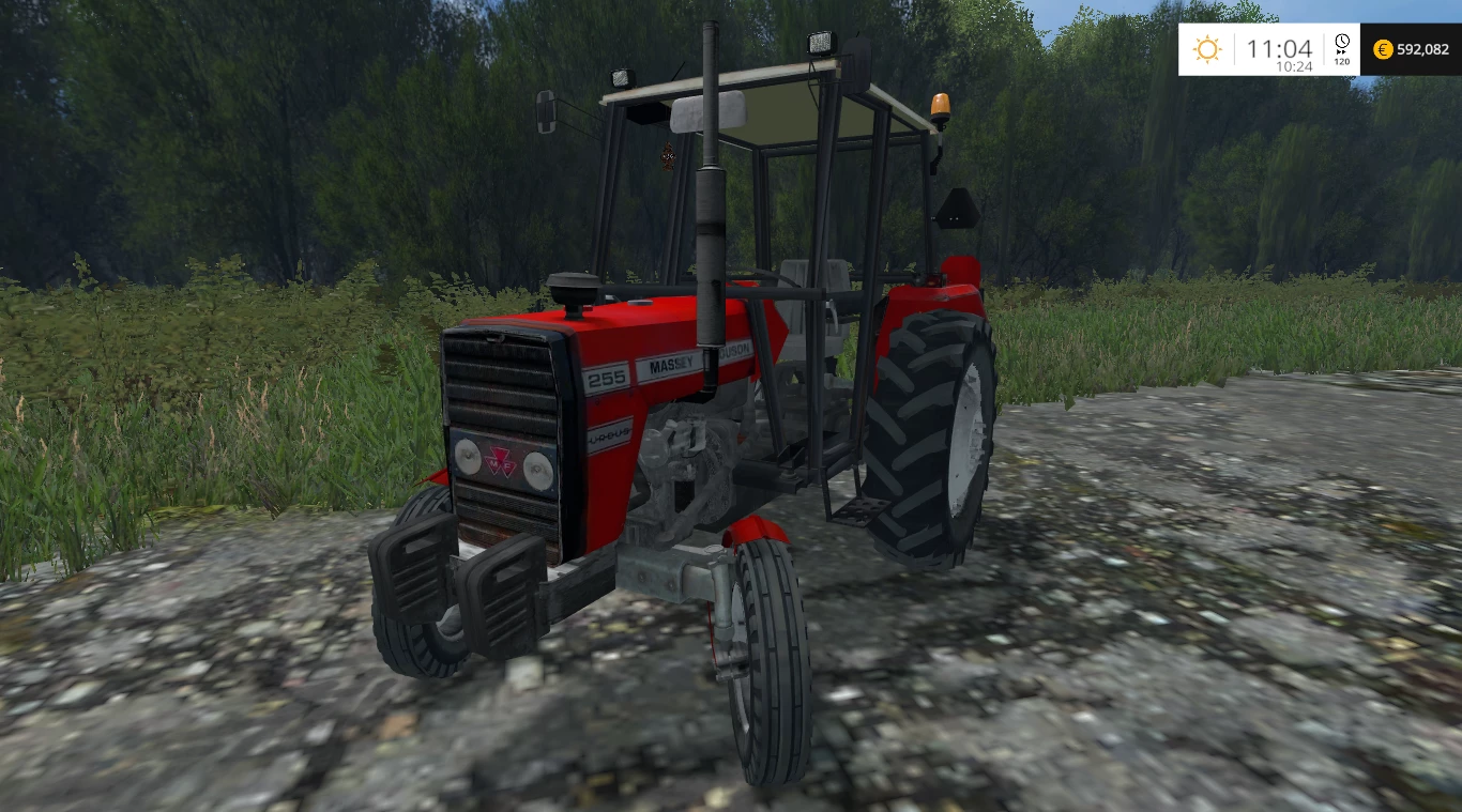 MASSEY FERGUSON 255 2WD OLD PERKINS CABINE EXTRA HIT V3.2