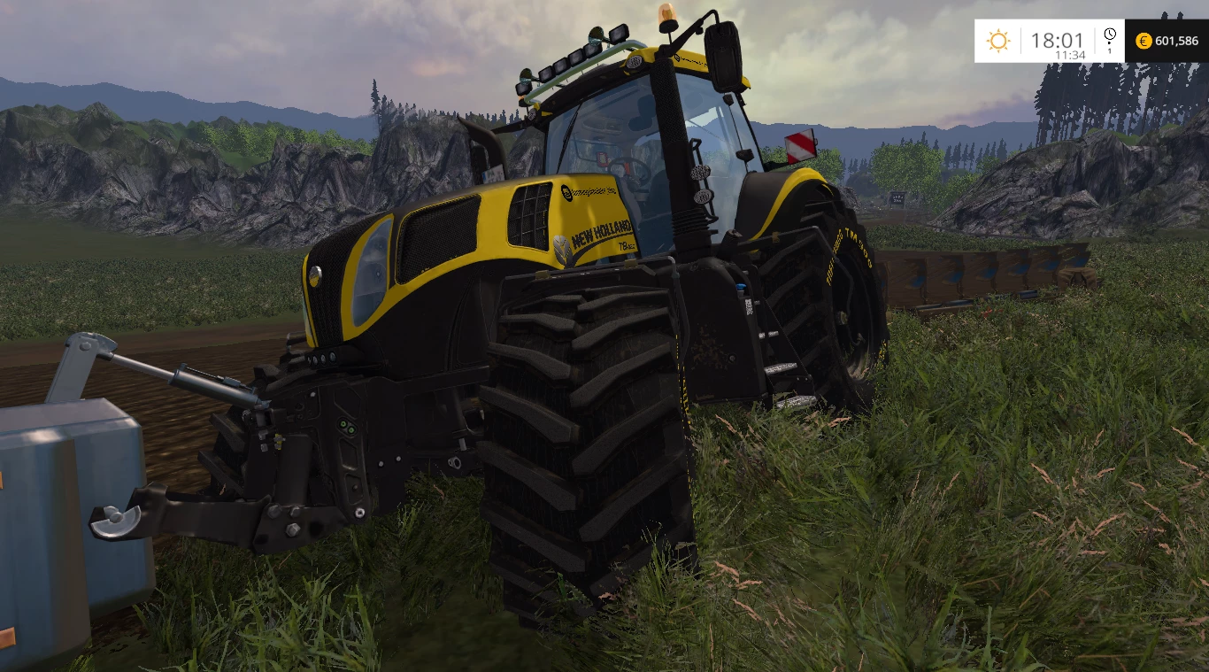 NEW HOLLAND T8.435 4WD NEW GOLD EXTRA HIT MEGA FS BLOG EDITION TUNING V1.0