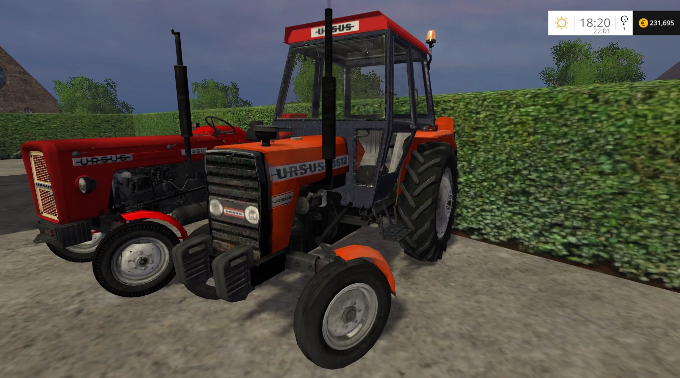URSUS 3512 2WD NEW CABIN KOJA FL RED POLAND STRONG V2.5