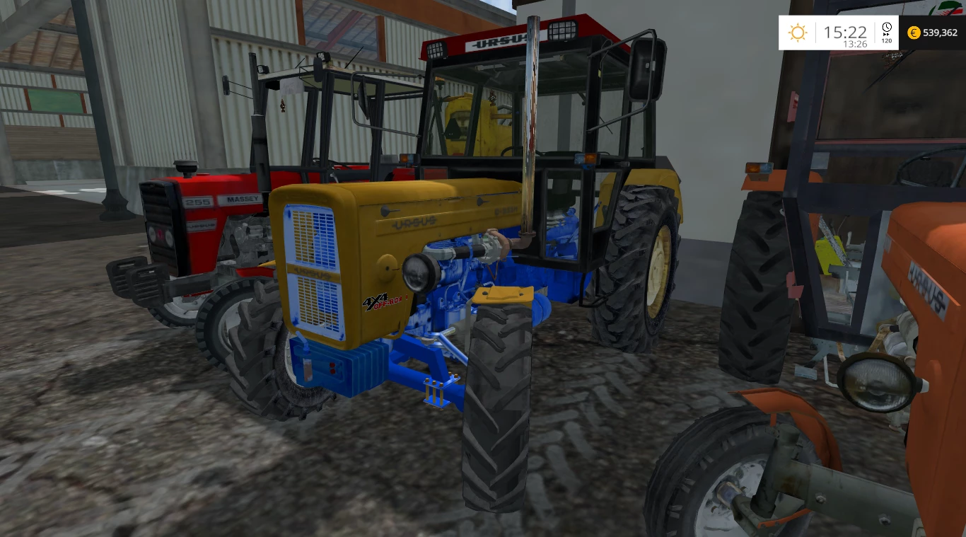 URSUS C 355M 4WD TUNING OLD NAGLAK GOLD FL EXTRA HIT V1.2
